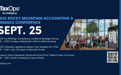 TaxOps Presents Tax Law Updates and Technical Sessions at RMAC