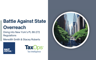 Battle Against State Overreach: Diving into New York’s PL 86-272 Adjustments