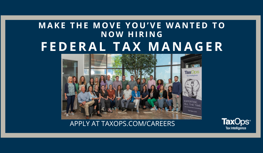 Make the Move: Federal Tax Manager