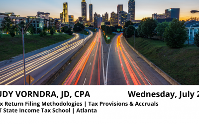 Judy Vorndran to Teach at IPT State Income Tax School