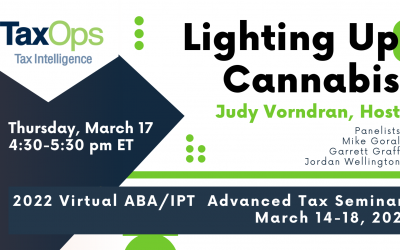 Lighting up Cannabis: Regulation and Taxation CLE
