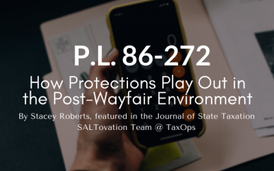 How P.L. 86-272 Protections Play Out Post-Wayfair