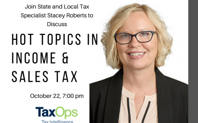 Stacey Roberts discusses current income and sales tax issues