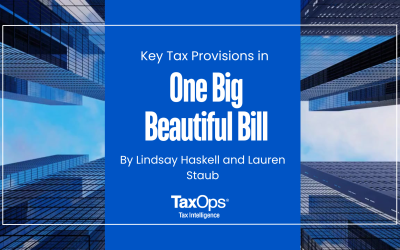 Key Business Tax Provisions in “One Big Beautiful Bill”