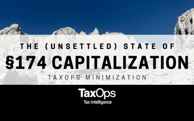 The (Unsettled) State of §174 Capitalization