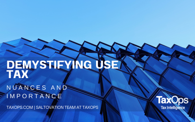 Demystifying Use Tax: Nuances and Importance