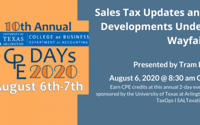 Tram Le to deliver sales tax updates under Wayfair at UTA CPE Day